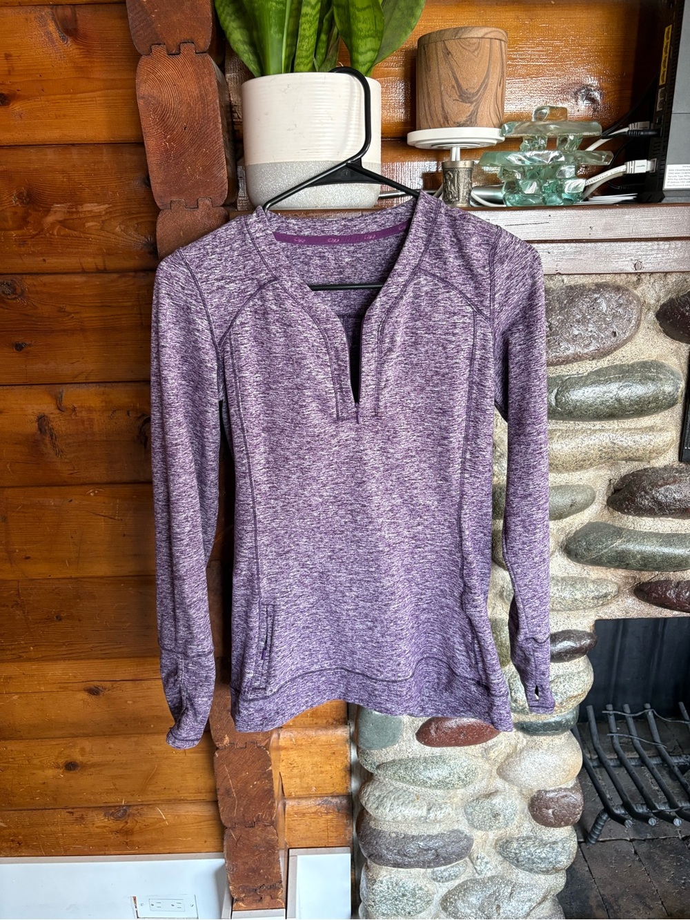 Outdoor Research Quarter Zip Pullover Purple Hiking Activewear Y2K Vintage